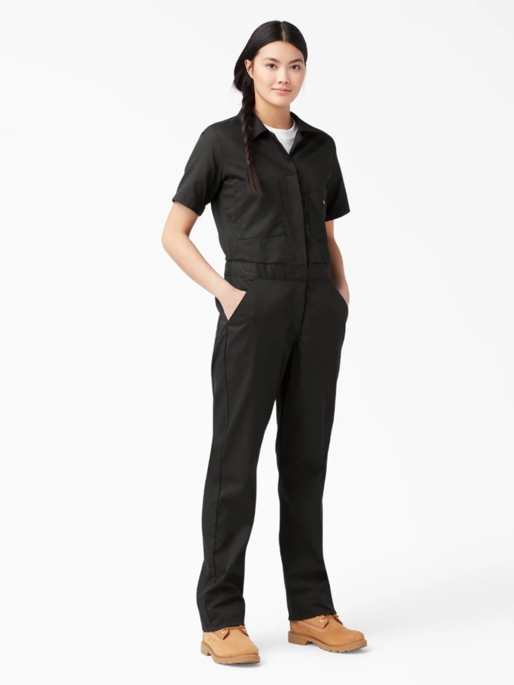 FLEX Cooling Short Sleeve Coverall, Black, S